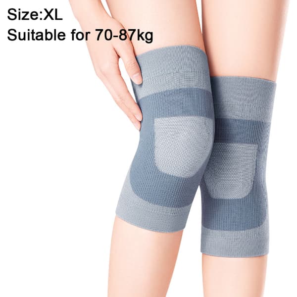Vinter Termiske Knebeskyttere Elastiske Løpe Knekompresjonsermer Benstøtte Beskytter Blue XL code