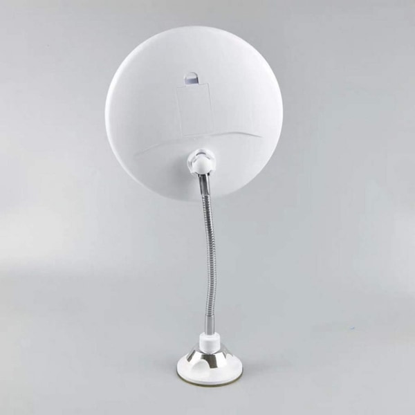 Gooseneck Vanity Mirror 10X suurennus LED-valaistu Tehokas imukuppi pyörivä 360 astetta päivänvaloa akkukäyttöinen johdoton kompakti matka