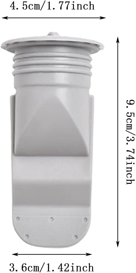 Angular Design Hårfanger Si, Passer til de fleste standardvaske med hurtigt dræn design, holdbart silikonegummi for pålidelig ydeevne, skaber