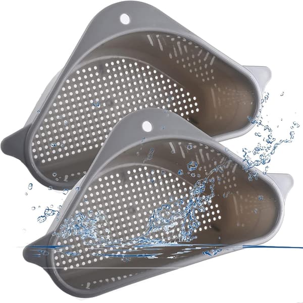 2-pack diskbänkskorg, hörnköksdiskbänksil, kök
