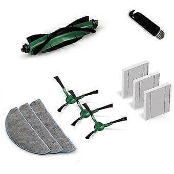 For IRobot Roomba Combo Essential Y0112 Robotstøvsuger Hepa Filter Hovedsidebørste Moppeklut S
