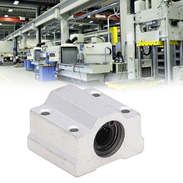 4 stk. SCS8UU Lineære Kuglelejer Glideblokke Aluminium Legering CNC Maskine Glideenhed 8mm Bore