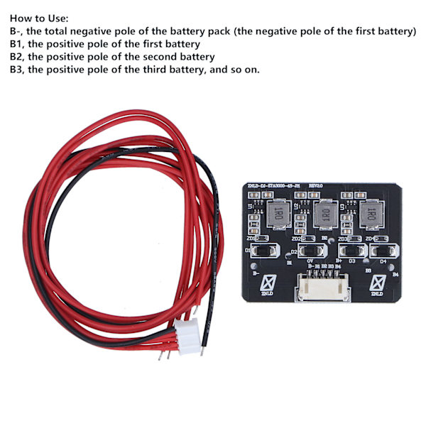 Aktiv Equalizer Balancer Induktiv Plade til Li-Ion Lithium Batteri Energi Overførsel 4S