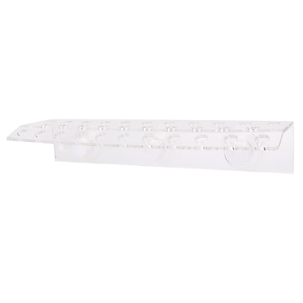 Akryl Transparent Akvarium Frontlasting Buet Korall SPS Knapp Snags Brakettmontering Fiskekummer Tilbehør 32Hull