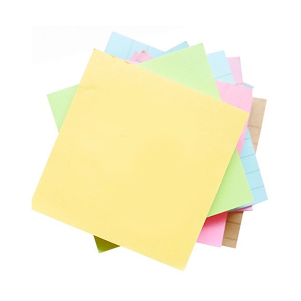 1 Förpackning 100 Ark Självhäftande Post-it-lappar Papperssida Markörer Memo Index Påminnelseflikar för Hem- och Kontorsbruk 76x50mm Vanlig Typ 4 Färger