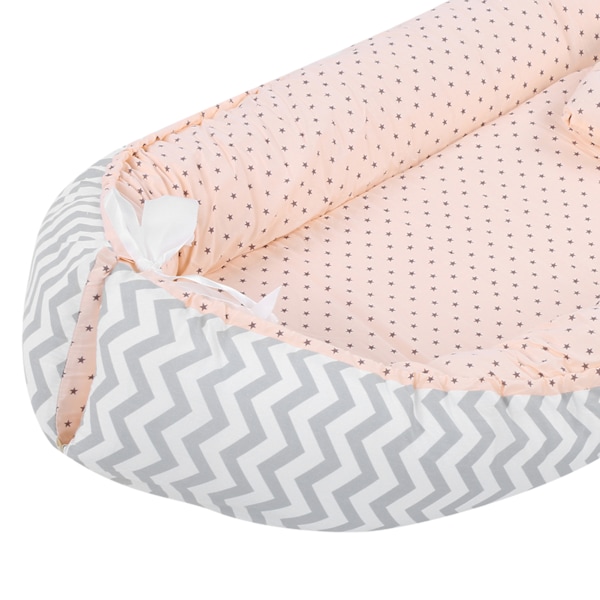 Baby Lounger Bärbar Vikbar Baby Nest Säng Sovplats Mjuk Nyfödd Säng Vagga Madrass (#8 50*85)