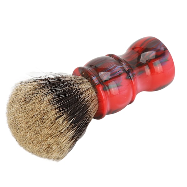 Skäggborste för Män, Bärbar Ergonomisk Mjuk Robust Lätt att Rengöra Skägg Barberborste för Hemmet Frisörsalong