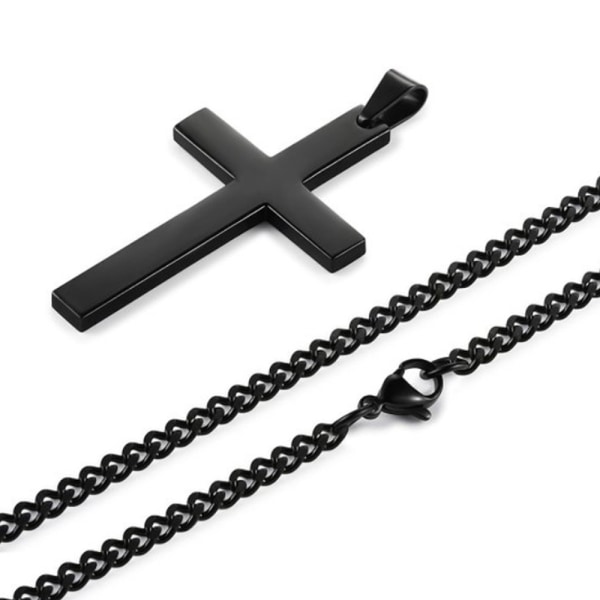Simple Cross halskæde vedhæng smykker mode mænds halskæde