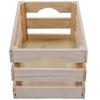 Solid Farge Multifunksjonell Skrivebords Oppbevaringsboks i Tre, Oppbevaringsvinduskurv, Display Organizer, Diversebeholder for Hjemmemarked