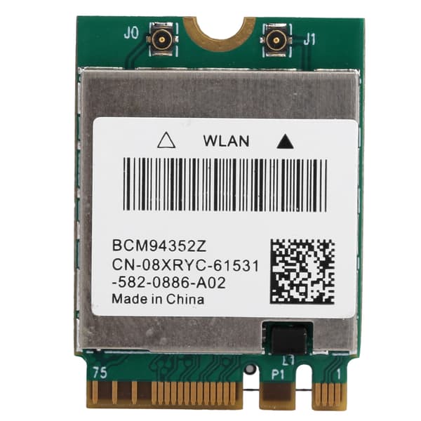 Trådløst netværksmodul, Plug and Play NGFF M.2 Dual Band Adapter med Advanced Stream Detect, Bluetooth 4.0 og 802.11ac Support til Win7 Win8 Win10