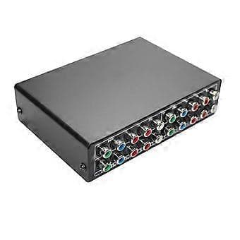RGB Komponent Switch Selector 5 RCA 3-vägs YPBPR Kabel Komponent Switch AV Switcher för PS2 Wii Xbox