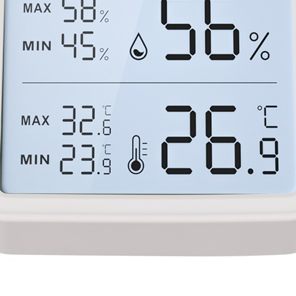 Bluetooth Fuktighet og Temperatur Sensor Monitor for Tuya Smart Trådløs Digital Hygrometer Måler for Innendørs Hjem