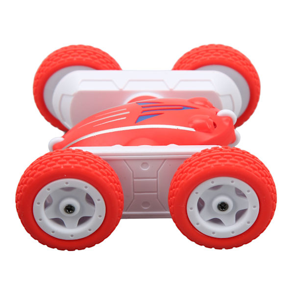 2.4GHz Stunt RC Bil 360° Rotation Anti-kollision Fjärrkontroll Elektrisk Mini Dubbelsidig Stuntbil Röd