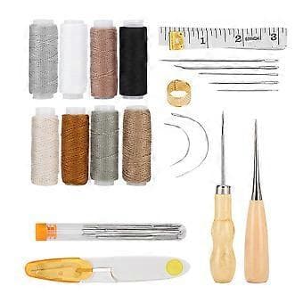 Nahkatyökalut, DIY-sarja, ompeluneulat, naskalit