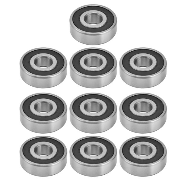10 stk. Gummiforseglede Kuglelejer Radiale Mini Dybfurede Lejer til Lineære Bevægelsesapparater 6304