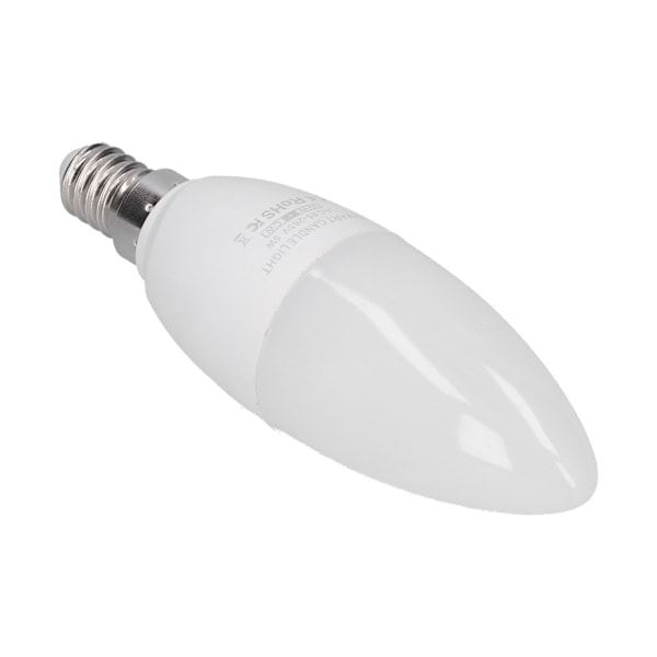 Wifi Smart Lampa E14 Stark Hushållsapp Fjärrkontroll LED-lampa för Tuya Kallvit 85‑265V