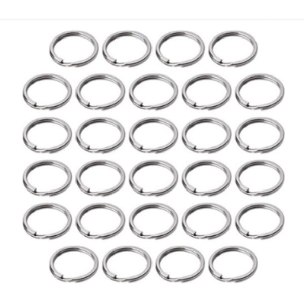 10mm Mini Split Jump Ring -kaksoislenkeillä - pienet metallirenkaat - liittimet koruihin, kaulakoruihin, rannekoruihin, korvakoruihin, askarteluun ja DIY-taiteeseen