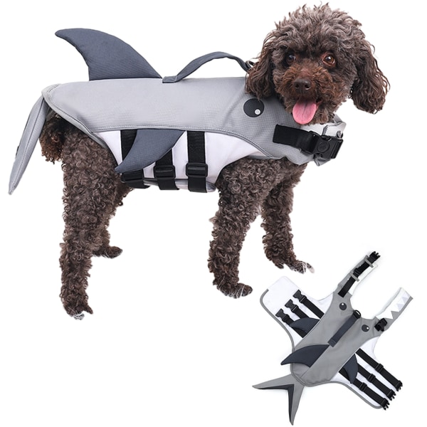Hunderedningsvest Ripstop Shark Dog Safety Vest Justerbar