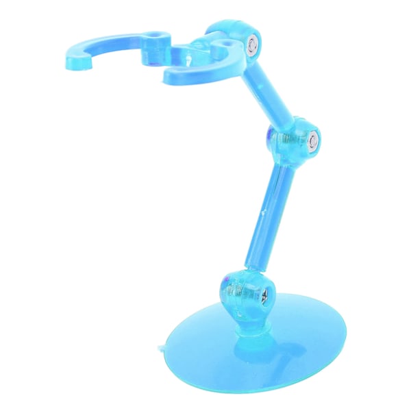 10 st Actionfigur Ställ Plast Actionfigur Displayhållare Mini Docka Modell Stödställ Enkel Montering Transparent Blå