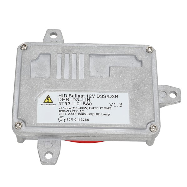 12V HID-ballast i aluminiumlegering 3T921‑01B80 Xenon-lampe styreenhet erstatning for Hyundai Santa Fe 2013‑2015