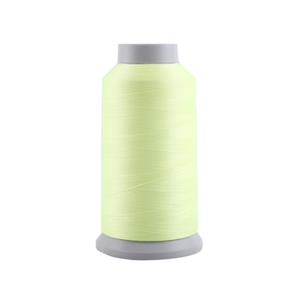 Spole Självlysande Maskin Handsömnad Broderitråd Mellangul 3000 Yards