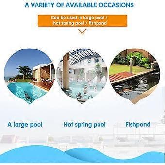 Professionel poolskimmer, poolnet/bladnet - finmasket - robust ramme - pooltilbehør til spaer, pools, bade