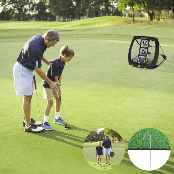 Pop Up Golf Chipping Net, Inomhus/Outdoor Golf Hitting Net