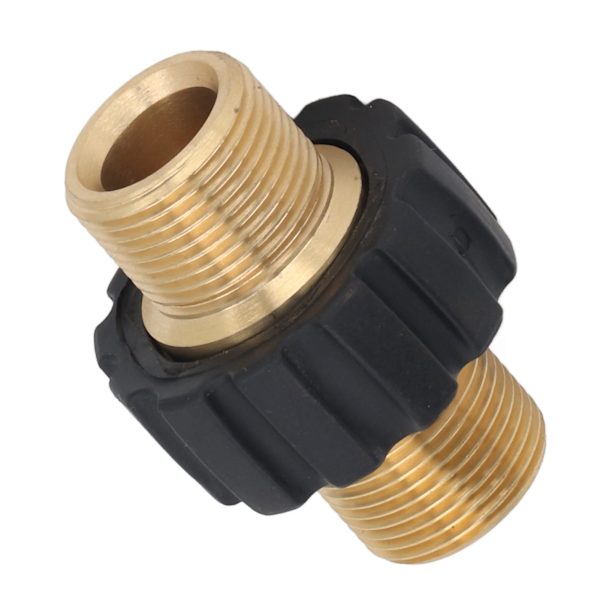 Trykvaske Adapter Pistol Slangekobling 5000PSI Vaskemaskine Reservedele Han M22 Til Han M22 (Indre Hul 14mm)