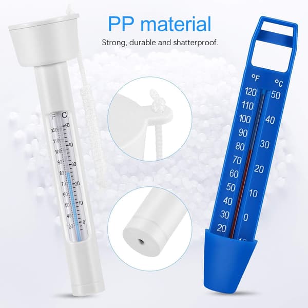 Flydende pooltermometer 2 stk. flydende pooltermometer med