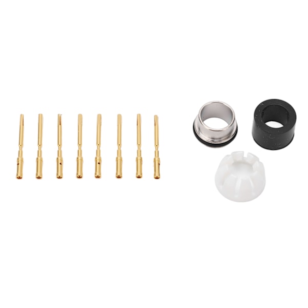 M12 Sensor Connector 8-polet IP67 Vanntett Kaldpressing Hunn Aviation Plug for Bil Bobil Båt