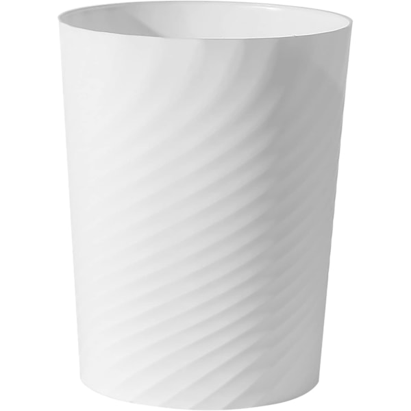 Papperskorg för Badrum, Modern Slim Design Soptunna med Lättrengjord Yta för Kontor, Sovrum, Studentrum (Kompakta Utrymmen)