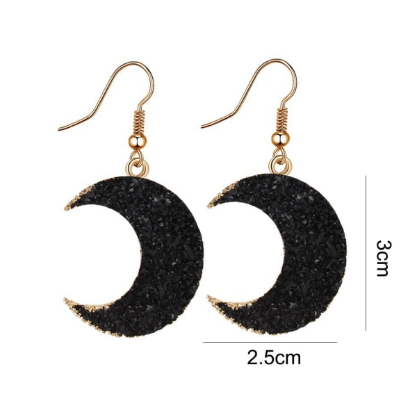 Moon earrings, simple and fashionable earrings