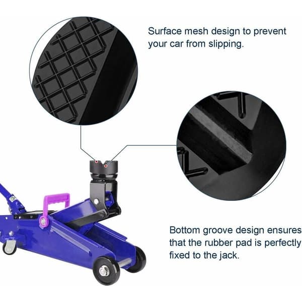 Bærende Design Universal Donkraft Pad Adapter Til Fortykkede Gummimateriale, Ekstra Greb Til Beskyttelse Af Klemmesømme (2 Styk)
