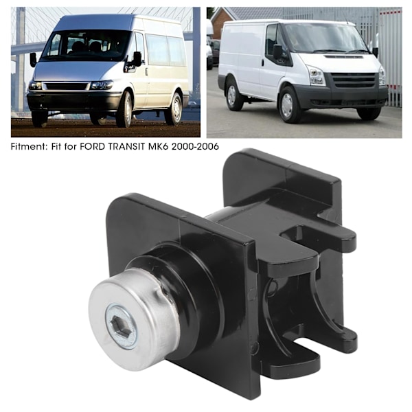 Huvudlås Låslucka Huvfäste Cylinder Med 2 Nycklar Passar för FORD TRANSIT MK6 2000‑ 2006