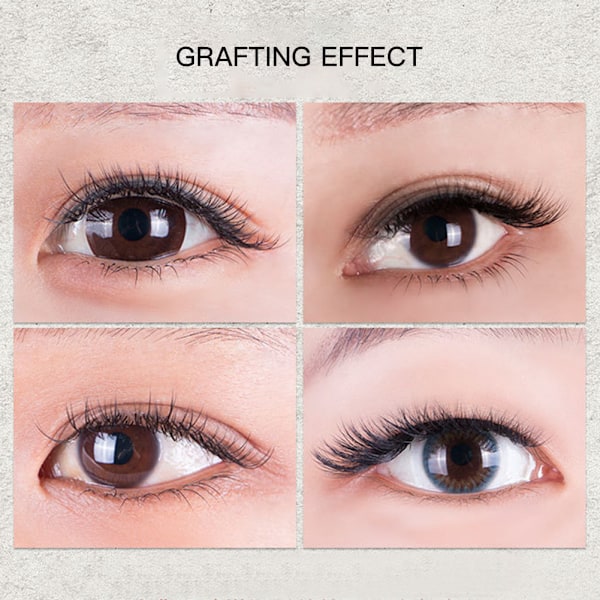 Naturliga Mjuka Falska Ögonfransar Förlängning Långa Falska Ögonfransar Makeup Skönhet 8mm