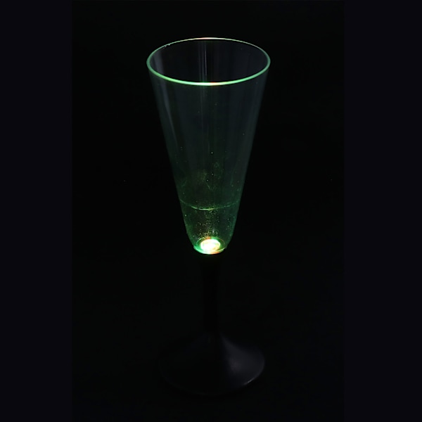2 st Blinkande Vinglas Klar Akryl Färg Justerbar Lättvikt LED Lyser Upp Blinkande Glas Batteridriven Glödande Vinglas