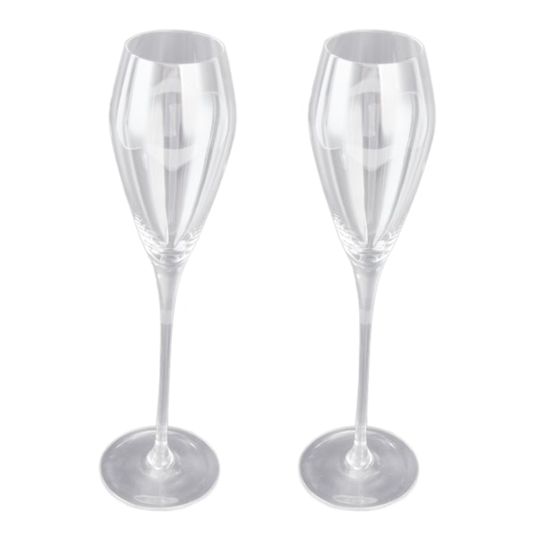 2 st Kristall Champagneglas 230ml Vinglas Bägare för Bröllopsfest Alla Hjärtans Dag Presenter