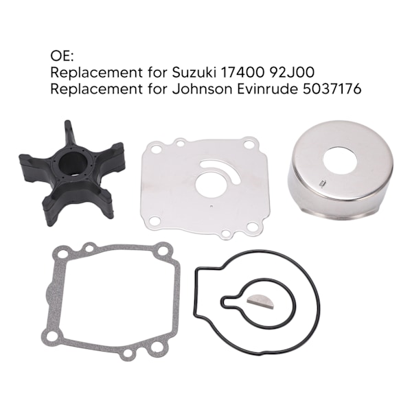 Utombordspumpens Impeller Reparationskit 17400 92J00 för Johnson Evinrude 90HP 115HP 140HP