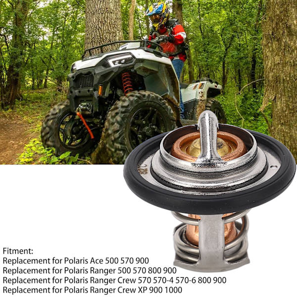 Termostat 180F 7052496 Termostat med O-ring Udskiftning til Polaris RZR Ranger Crew XP 900 570