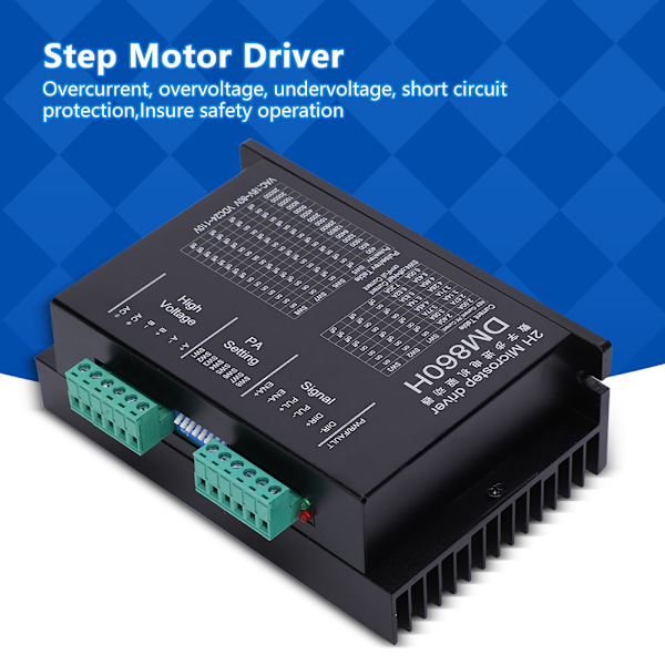 Stepmotorstyrenhet Stepper Controls Drives Hög Hastighetssvar DM860H