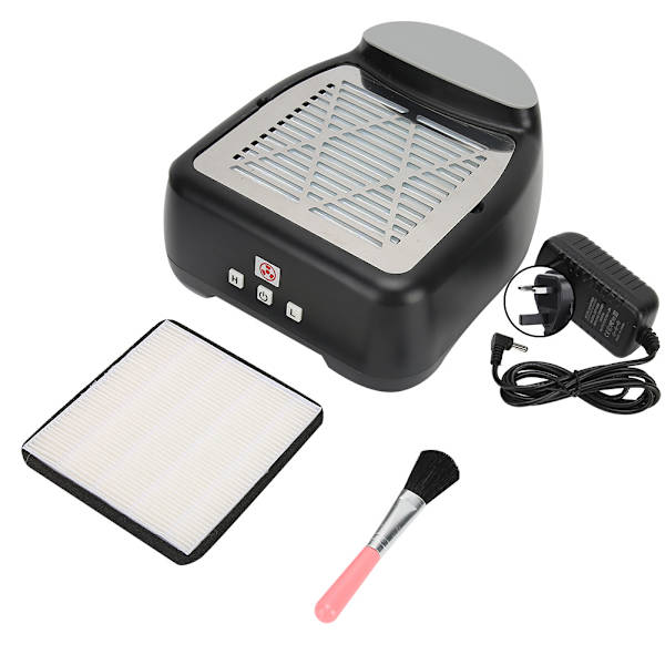 30W Säädettävä Kynsi pölynpoistaja Vahva Imu Kynsi Taide Tyhjiöpumppu Manikyyri Työkalu UK Pistoke 110‑240V