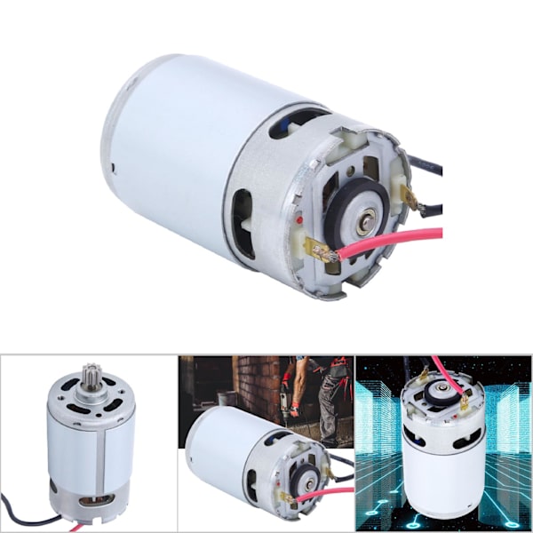 9 Tands Gearmotor Udskiftning til Li-Ion Genopladelig Ledningsfri Elboremaskine (18V)