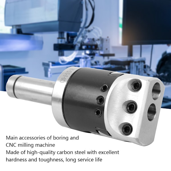 Sæt med Keglefræsere i Kulstofstål, CNC Fræseværktøjssæt med Opbevaringsboks C20-F1-12-9PCS