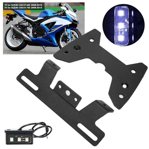 Fender Eliminator Nummerpladeholder Tail Tidy Passer til SUZUKI GSXR 600/750 20082010