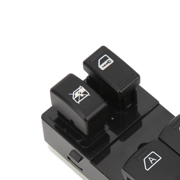 Forrude Vindue Master Switch Venstre Side 25401‑ZJ00A Sort Udskiftning til Nissan Titan 2004‑2015 2 Døre