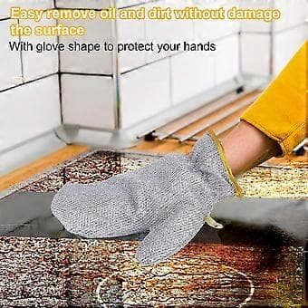 2-pack Multi-Use Disktrasor av Ståltråd, Handskformade och Repfria för Effektiv Våt- och Torrtorkning