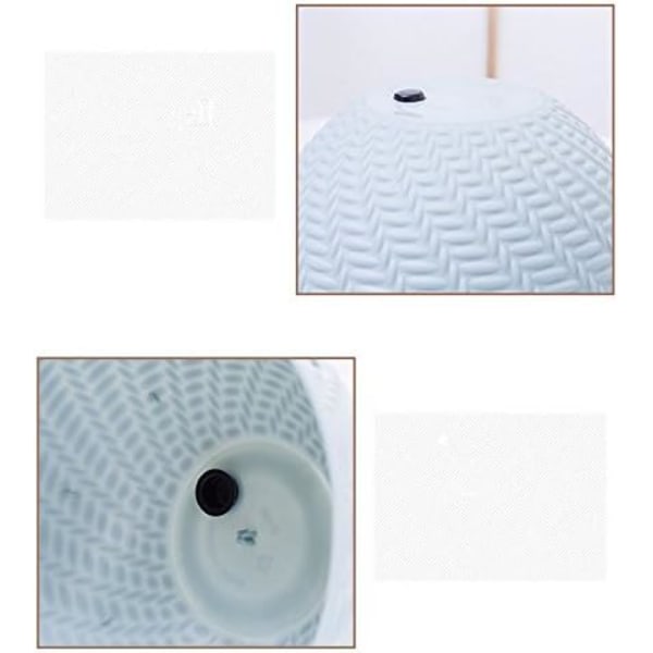 Hängande Planteringskärl för Inom- och Utomhusbruk, 5-Pack, 8,9 cm H × 15,2 cm Diameter, Slitstark Plast, 5 Pastellfärger, Inkluderar Hängkedja, Med Smart
