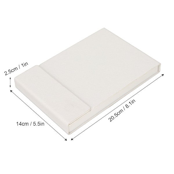 Rejse Spejl med Lys Bluetooth Højttaler LED 3 Farver Dæmpbar Bordmodel Foldbar Hvid