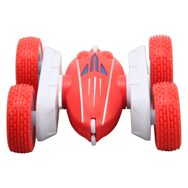2.4GHz Stunt RC Bil 360° Rotation Anti-kollision Fjärrkontroll Elektrisk Mini Dubbelsidig Stuntbil Röd
