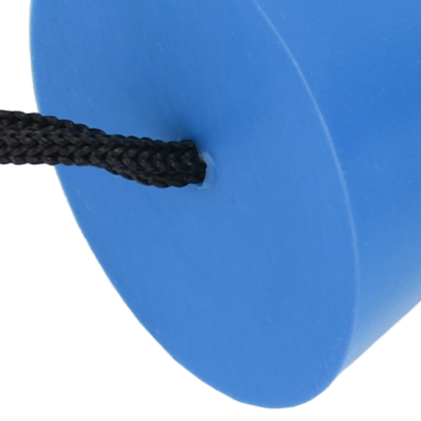 8 stk/sett Kajakk Skupper Plugg Silikon Avløpshull Plugg Stopper med Lanyard for Kano Blå